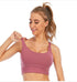 Young Women's New Sports Underwear Women's Multi-strap Cross Back Shock Absorption Sports Yoga Bra